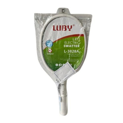 LUBY L-3828A Mosquito Swatter Raket Nyamuk Cas Rechargeable Kabel