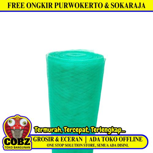 120 CM / TM Strimin Nyamuk Parabola Plastik PVC Hijau Meter