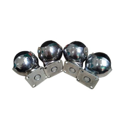 2 IN / SKK TG-50B TURBO Roda Hidup Trolly Bulat Plat 50 MM Karet Warna 4 Pcs Dus