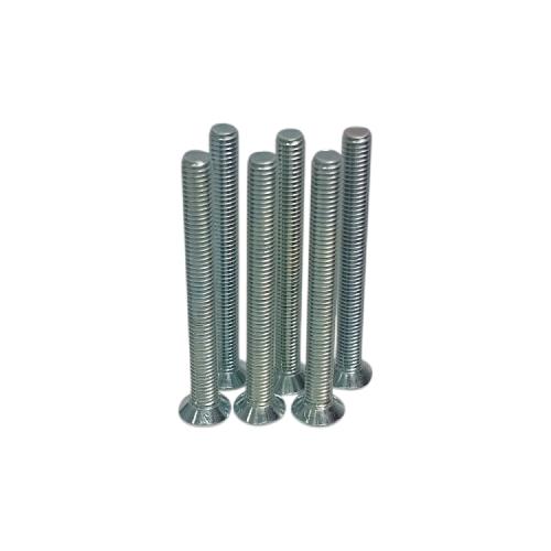 M 5 x 50 MM / TM Baut JF Kepala Rata Plus Putih Biji
