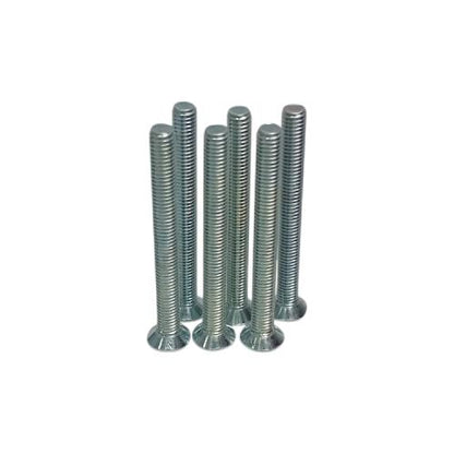 M 5 x 50 MM / TM Baut JF Kepala Rata Plus Putih Biji