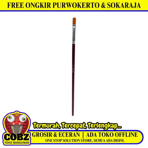 4 MM / JOYKO BR-4 Kuas Lukis Tembok Kayu Besi Air Acyrlic Paint Brush