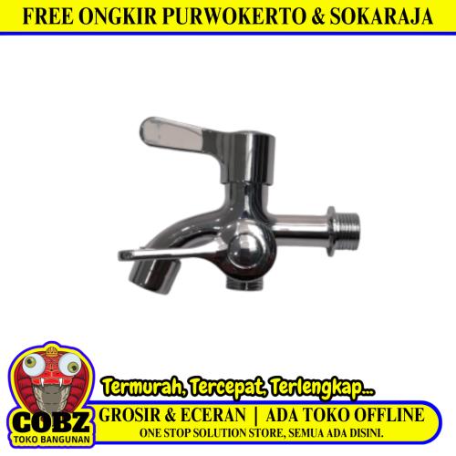 1/2 IN / FICO 02 Kran Air Cabang Double Shower Mesin Cuci Stainless