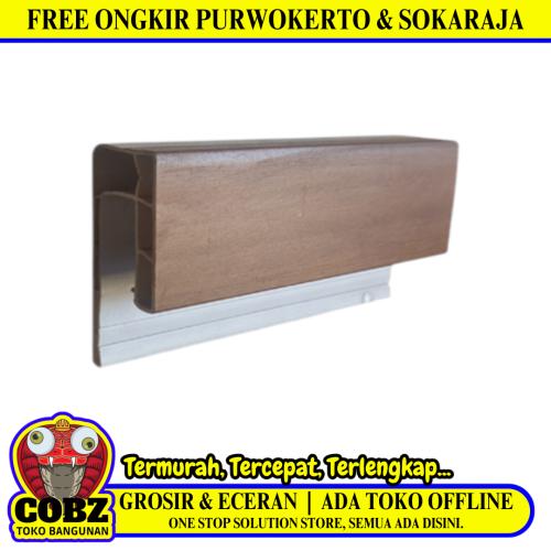 3 CM x 4 M / SHUNDA PLAFON LS-302-2 List Profil U Plafon U PVC Batang