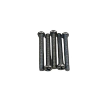 M 3 x 25 MM / TM Baut JP Kepala Pentol Bulat Plus Putih Biji