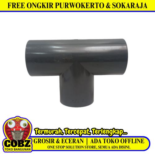 2 1/2 IN / RUCIKA AW Tee Sambungan Fitting Pipa PVC