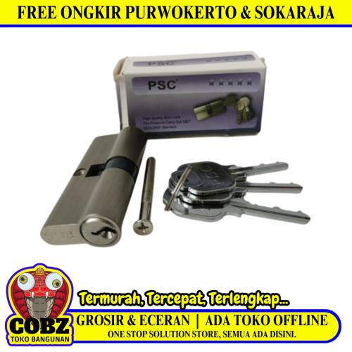 PSC Silinder Anak Kunci Pintu Cylinder Lock Kecil + 3 Kunci Set