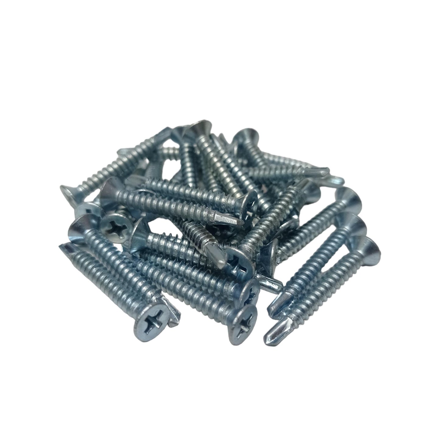 #8 x 32 MM / TM Sekrup FH SDS Rata Plus GRC Plafon Putih Biji