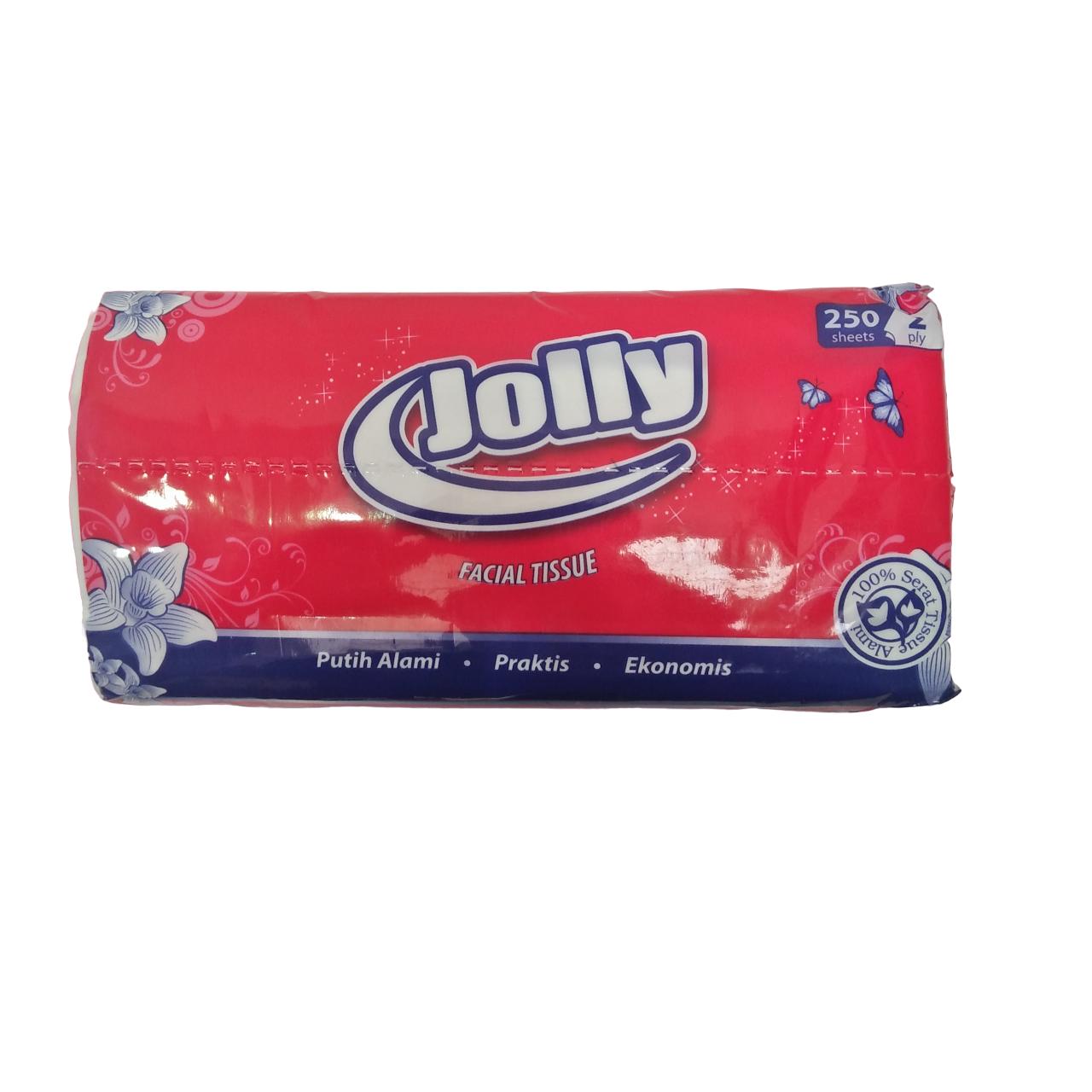 JOLLY Tissue Tisu Wajah Halus Lembut 2 Ply 250 Sheets