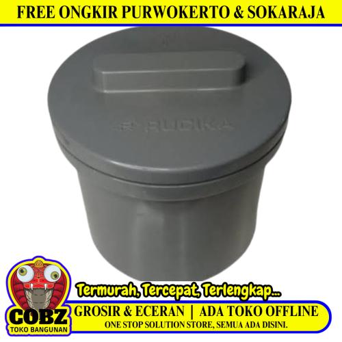 6 IN / RUCIKA AW Clean Out Dop Drat Dalam Tutup Septic Tank PVC
