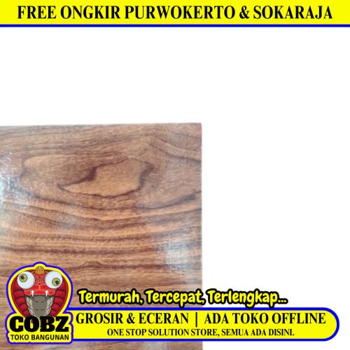 3 MM x 90 CM x 210 CM / NM Triplek Melamin Polyprint Pintu Glossy Tua Lembar