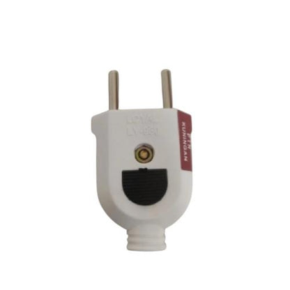 LOYAL LY-930 Steker Jek Colokan Kabel Listrik Cowok Male Gepeng Putih