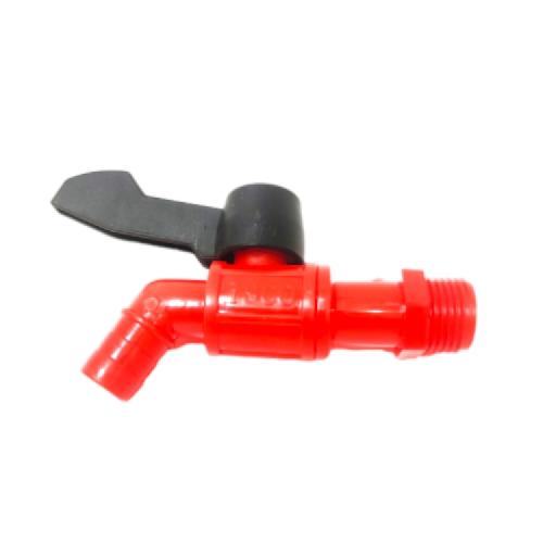 1/2 IN / ISCO Kran Air Tembok Taman Kamar Mandi Plastik Merah PVC