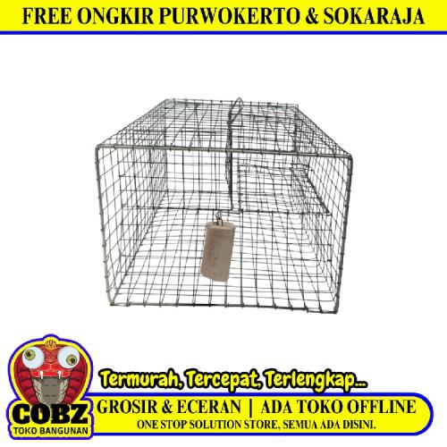 27 CM x 20 CM x 13 CM / TM Perangkap Kurungan Jebakan Tikus Tanggung