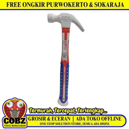 16 OZ / STAYVIC PK-S1022 Palu Kambing Gagang Karet Pcs