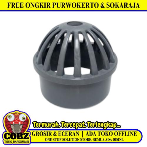 4 IN / TM Roof Drain Saringan Pipa Talang Dak Plastik PVC