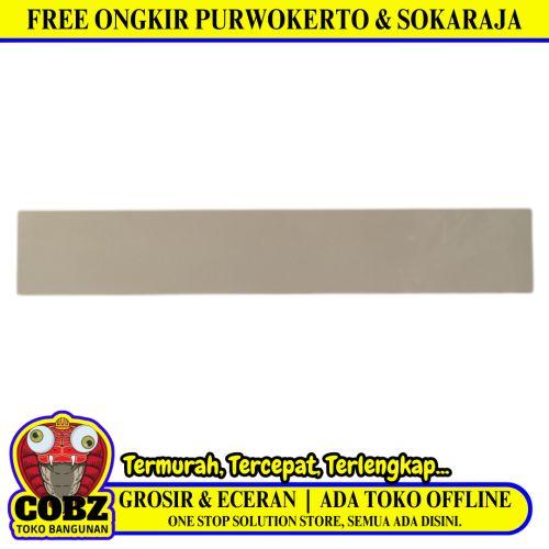 10 CM X 60 CM / TM List Granit Lantai Dinding Tangga Cream Lembar