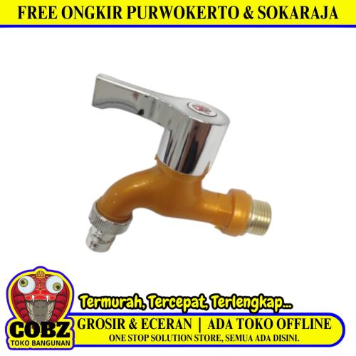 1/2 IN / COBZ CBABD02 Kran Air Tembok Taman Kamar Mandi Plastik PVC