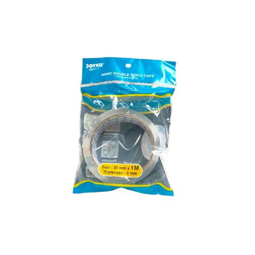 30 MM / JOYKO NDST-1 Isolasi Bolak Balik Busa Double Foam Tape Transparan