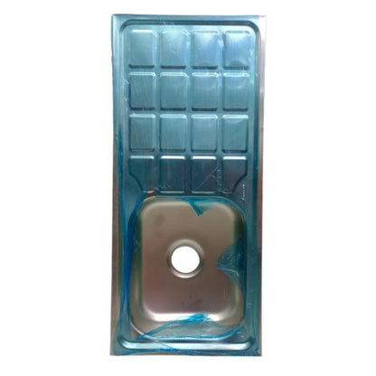 96 CM x 44 CM x 15 CM / ANDO ZA BCP Bak Cuci Piring Washbak 1 Lubang + Acc Set