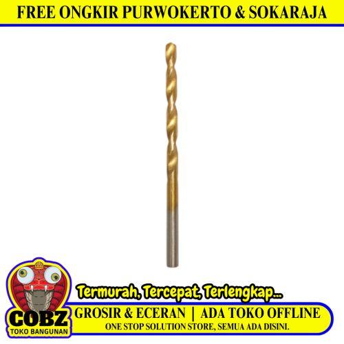 4 MM / G.D.O Shank Twist Drill Bits Mata Bor Besi Baja Kayu PVC