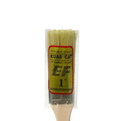 1 IN / EF Kuas Cat Tembok Kayu Besi Air Acyrlic Paint Brush