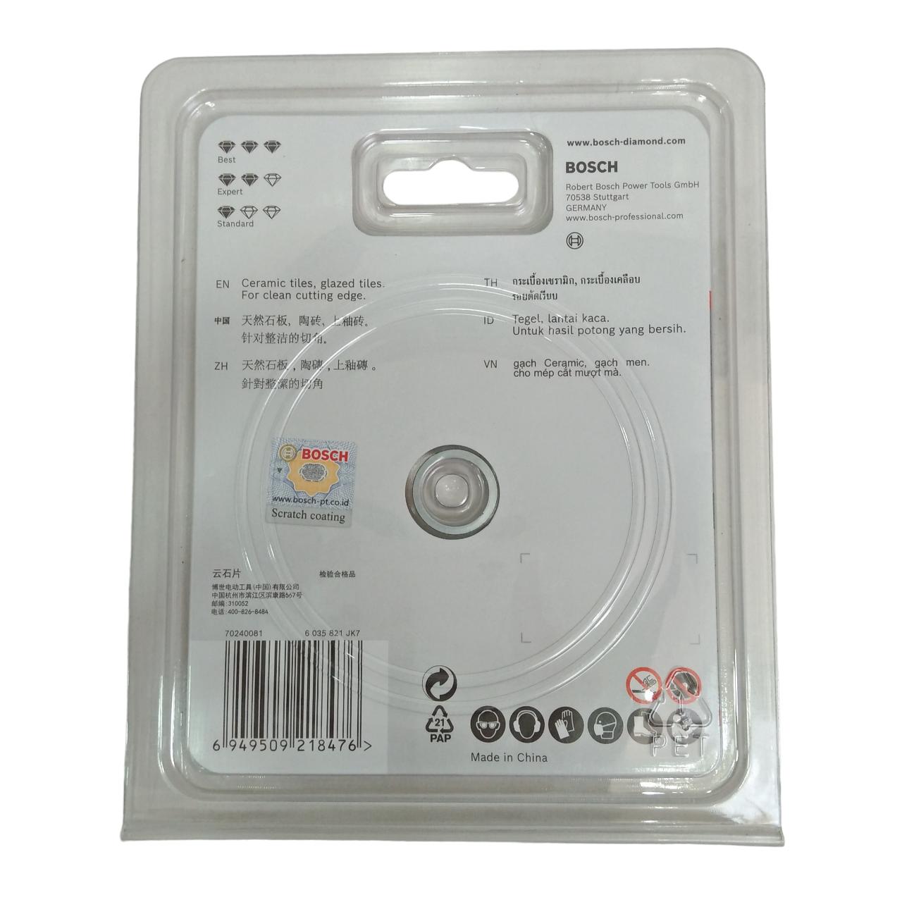 4 IN / BOSCH Wet Mata Gerinda Potong Keramik Diamond Cutting Wheel