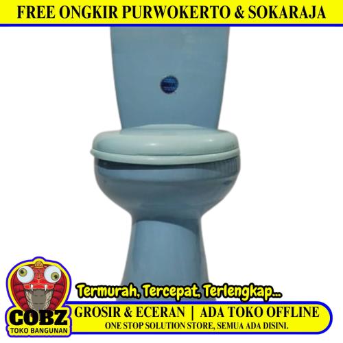 65 CM x 37 CM x 70 CM / DATA Monoblok Kloset Duduk Tangki  Blue Set