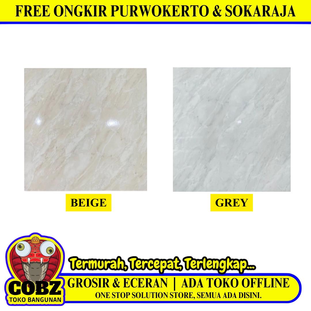 50 CM x 50 CM / JUPITER TURKI  Keramik Lantai Rumah Glossy Dus