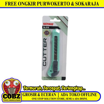 KENKO 918 Pisau Cutter Pemotong Kertas Utility Heavy Duty Blade Besar