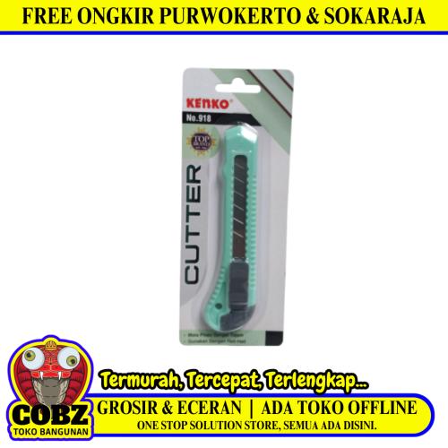 KENKO 918 Pisau Cutter Pemotong Kertas Utility Heavy Duty Blade Besar