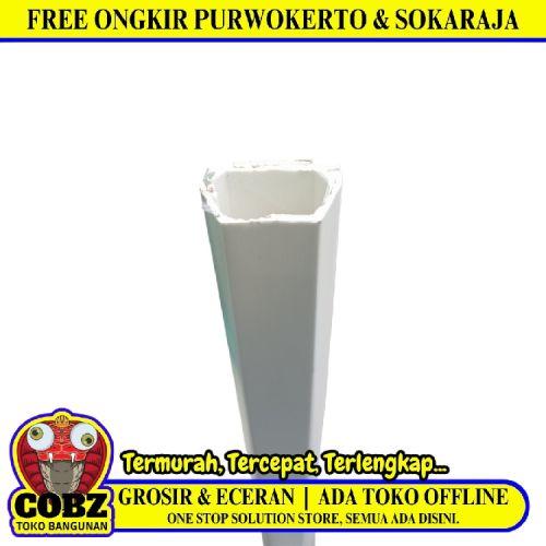 TC - 3 / NISO Wire Protector Penutup Kabel Duct 3 MM Putih Batang