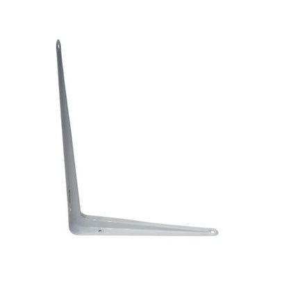 6 IN x 8 IN / TM Siku Rak L Shelf Brackets Penyangga Putih Tipis