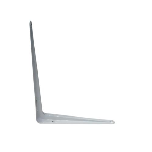 6 IN x 8 IN / TM Siku Rak L Shelf Brackets Penyangga Putih Tipis