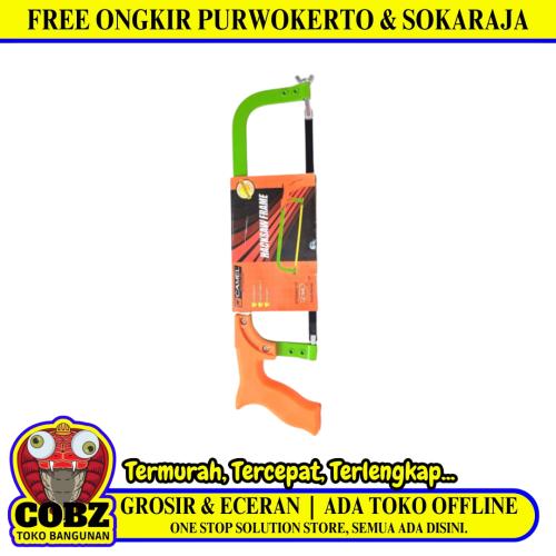 18 IN/ CAMEL Gergaji Gendewa Gorok Potong Besi Logam Gagang Karet Set