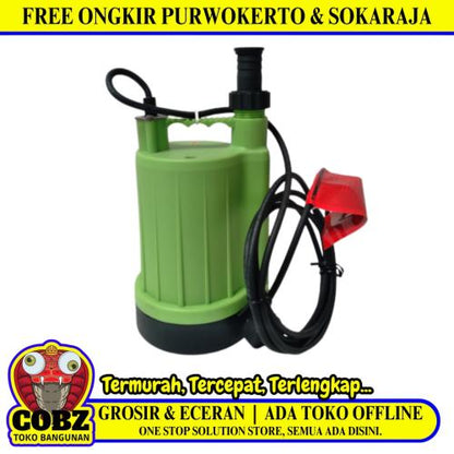 WASSER WD-101 E Pompa Celup Air Bersih Kolam Sumur Non Otomatis Set