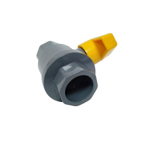 3/4 IN / ONDA Stop Kran Polos Ball Valve Engkol Plastik PVC