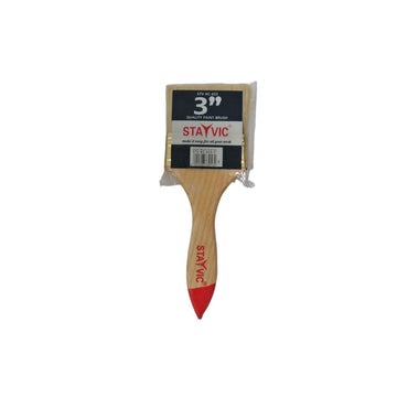 3 IN / STAYVIC Kuas Cat Tembok Kayu Besi Air Acyrlic Paint Brush