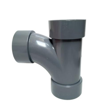 4 IN / RUCIKA D -LT Tee Large Radius Sambungan Fitting Pipa PVC