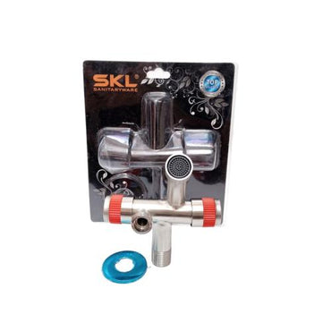 1/2 IN / SKL Kran Air Cabang Double Shower Mesin Cuci Stainless