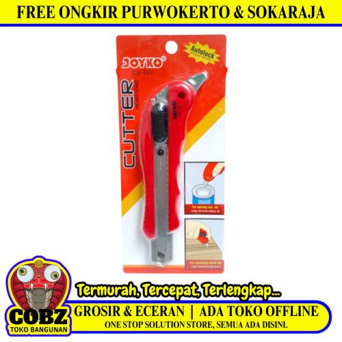 JOYKO CU-501 Pisau Cutter Pemotong Kertas Utility Heavy Duty Blade Besar