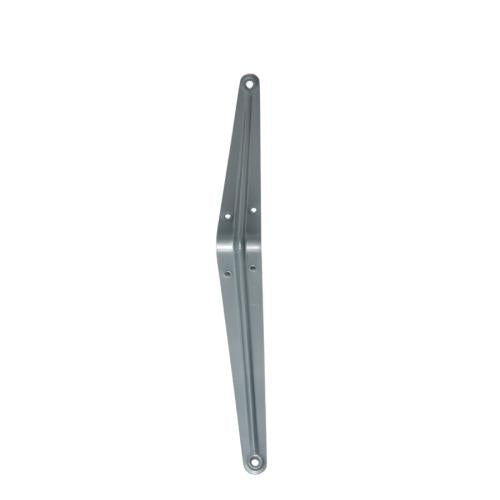 6 IN x 8 IN / TM Siku Rak L Shelf Brackets Penyangga Abu - Abu Tipis