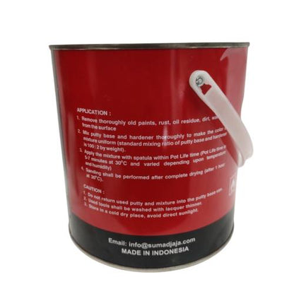 4 KG / SANPOLAC Dempul Tambal Lubang Plastik Kayu Besi Mobil Kaleng