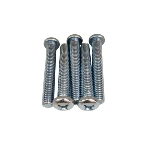 M 8 x 50 MM / TM Baut JP Kepala Pentol Bulat Plus Putih Biji