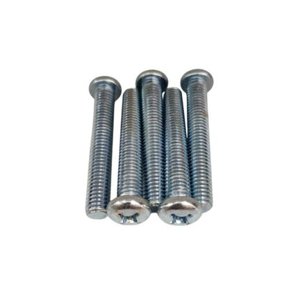 M 8 x 50 MM / TM Baut JP Kepala Pentol Bulat Plus Putih Biji