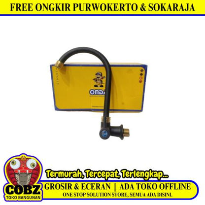 1/2 IN/ONDA V 640 GBU Kran Angsa Sink Bak Cuci Piring Tembok Stainless