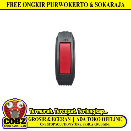 MATSUI Saklar Gantung Single Switch Kabel ON OFF Bahan Hitam