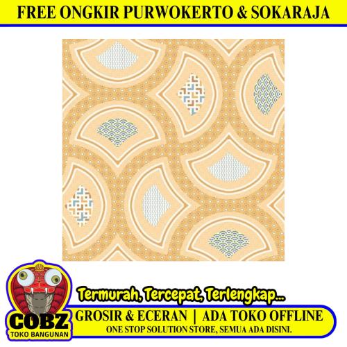 25 CM x 25 CM / UNO NOBU Keramik Lantai Kamar Mandi Matte Beige Dus