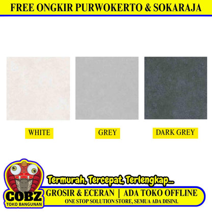60 CM x 60 CM / SERENITY DENVER Granit Lantai Teras Garasi Matte Dus