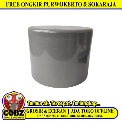8 IN / RUCIKA AW Dop Cap Tutup Sambungan Fitting Pipa PVC